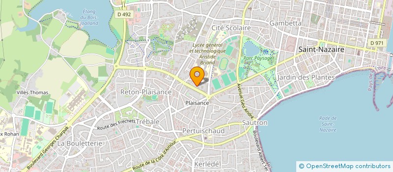 localisation de l'entreprise MONSIEUR HUGUES SUDRY  SAINT-NAZAIRE