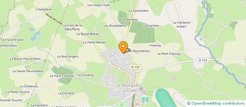 localisation de l'entreprise MONSIEUR HUGUES TAILLANDIER  OLIVET