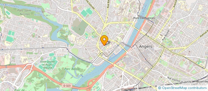 localisation de l'entreprise MONSIEUR HUGUES TARAVEL  ANGERS