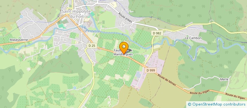 localisation de l'entreprise MONSIEUR HUGUES TEISSIER DU CROS  SAINT-HIPPOLYTE-DU-FORT