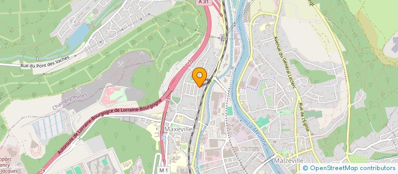 localisation de l'entreprise MONSIEUR HUGUES THIRIOT  MAXEVILLE