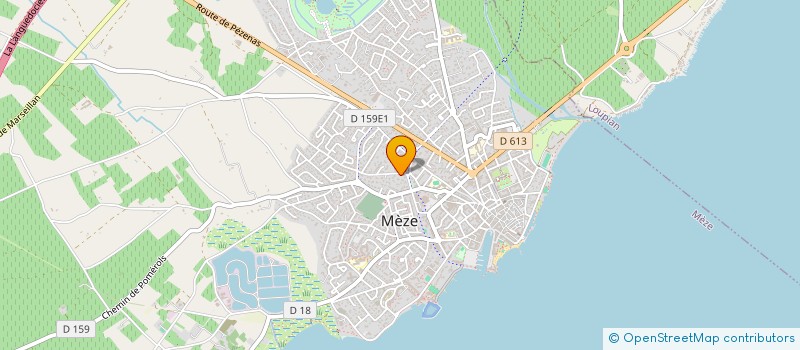 localisation de l'entreprise MONSIEUR HUGUES THOMAS à MEZE