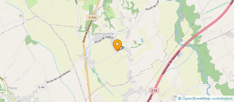 localisation de l'entreprise MONSIEUR HUGUES TRABUT-CUSSAC à LALONQUETTE