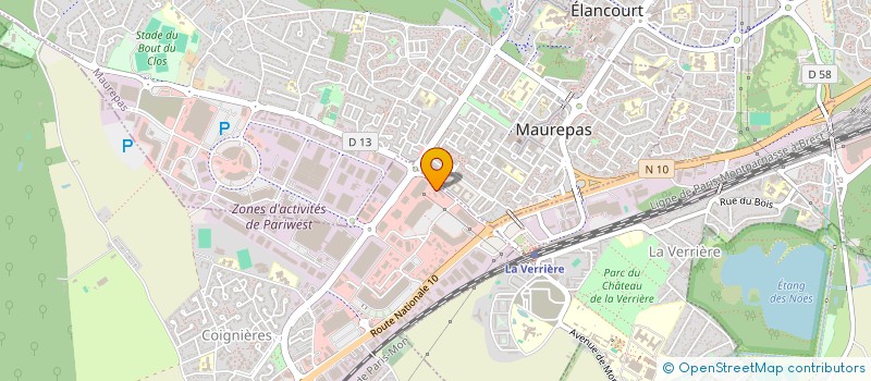 localisation de l'entreprise MONSIEUR HUGUES TSOUMBOU DOUNENI  COIGNIERES