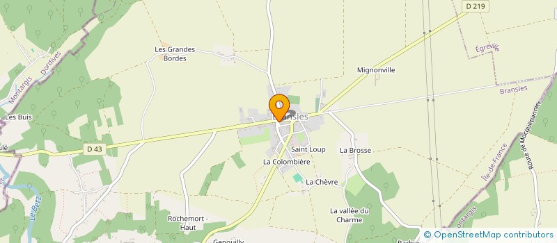 localisation de l'entreprise MONSIEUR HUGUES VALANTIN à BRANSLES