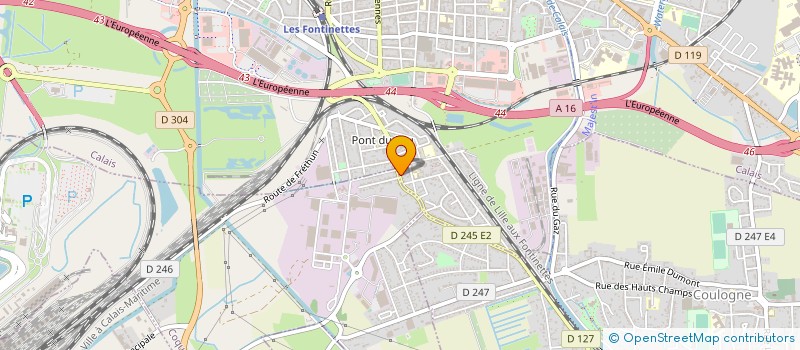 localisation de l'entreprise MONSIEUR HUGUES VANPEENE  MARCK