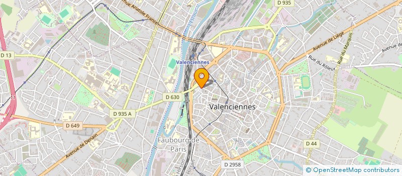 localisation de l'entreprise MONSIEUR HUGUES VERDAVAINE à VALENCIENNES