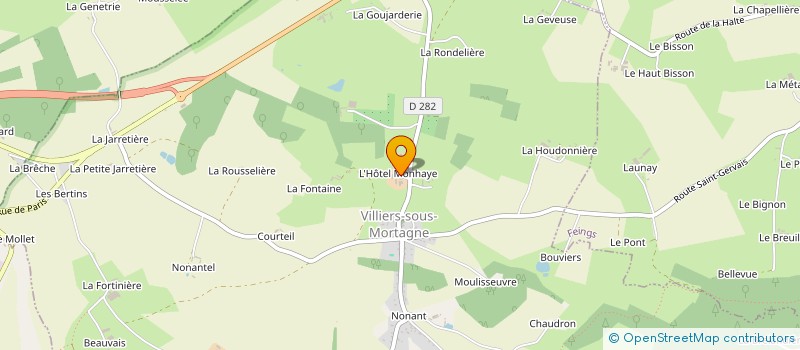 localisation de l'entreprise MONSIEUR HUGUES VIAENE à VILLIERS-SOUS-MORTAGNE