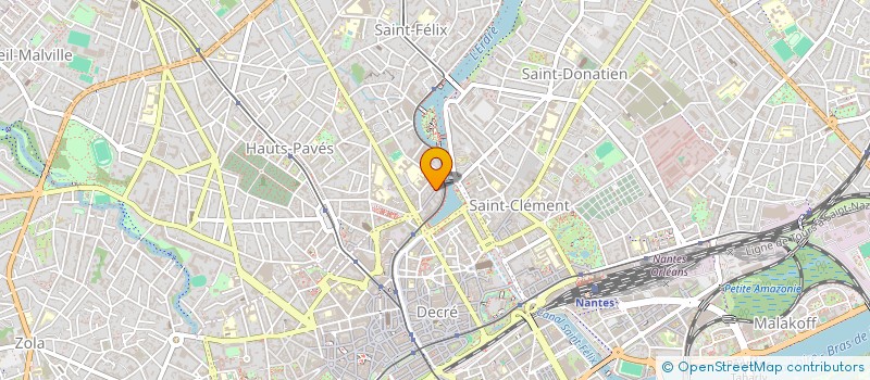 localisation de l'entreprise MONSIEUR HUGUES VINET à NANTES
