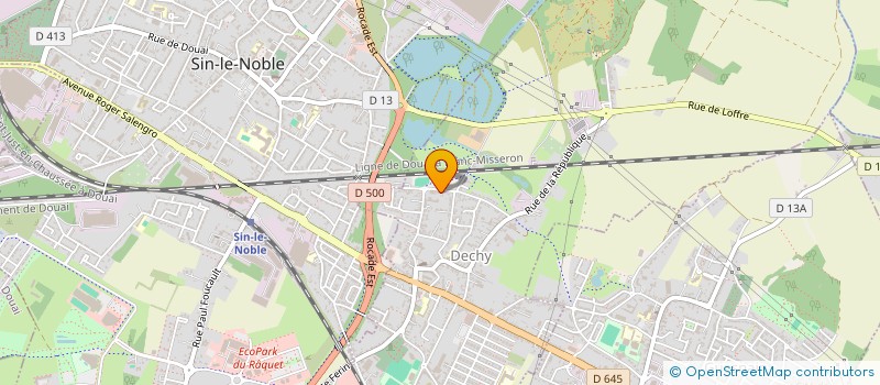 localisation de l'entreprise MONSIEUR HUGUES WARUSFEL  DECHY