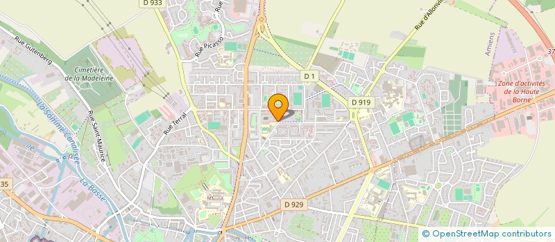 localisation de l'entreprise MONSIEUR HUGUES YAPI  AMIENS