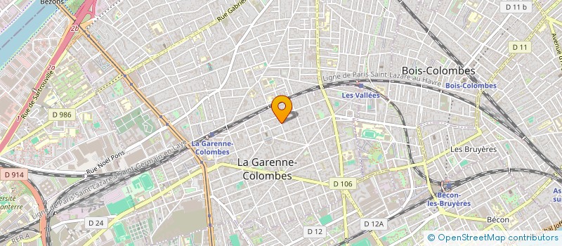 localisation de l'entreprise MONSIEUR HUGUES ZAZULA à LA GARENNE-COLOMBES