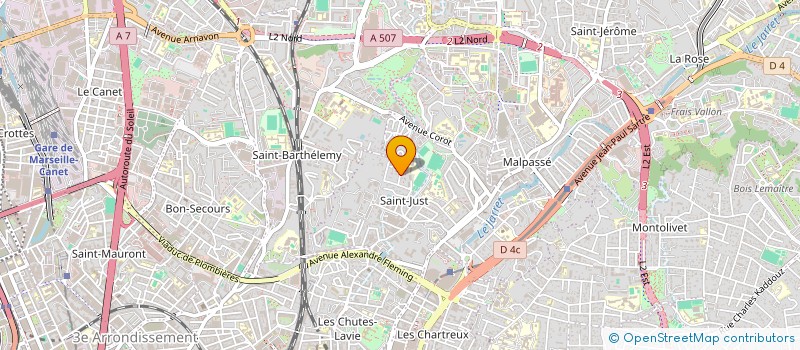 localisation de l'entreprise MONSIEUR HUGUETTE ROURE à MARSEILLE