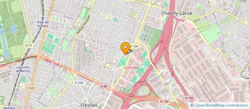 localisation de l'entreprise MONSIEUR HUGUEY TCHANTIEU TCHEUBIEU  FRESNES