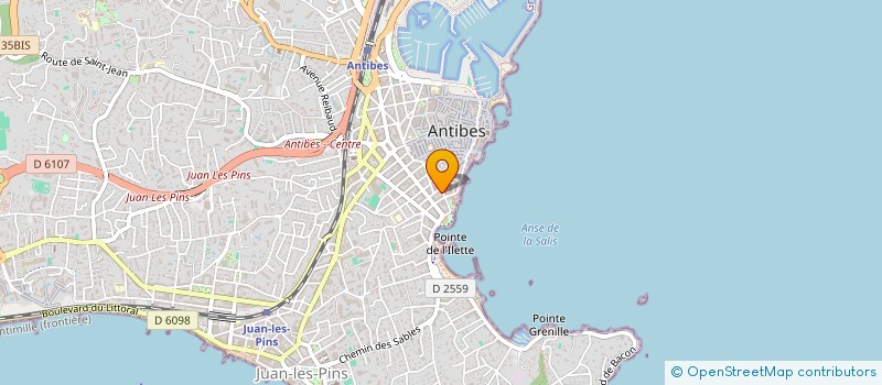 localisation de l'entreprise MONSIEUR HUIBERT BOUMA  ANTIBES