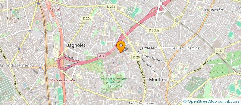 localisation de l'entreprise MONSIEUR HUIGUE LAGUERRE à MONTREUIL