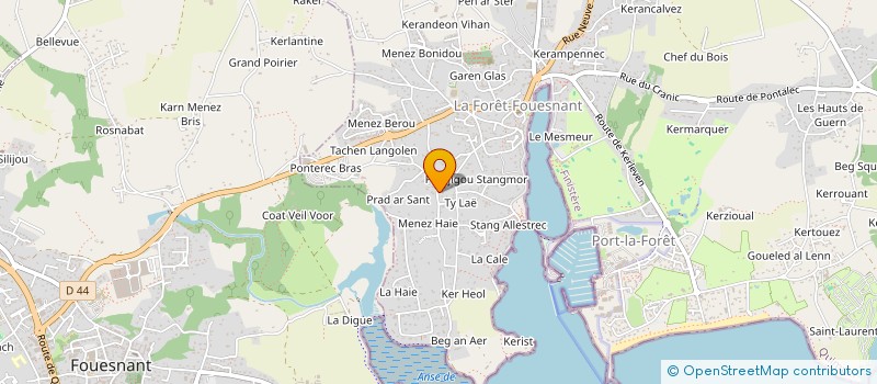 localisation de l'entreprise MONSIEUR HUITRIC HUITRIC  LA FORET-FOUESNANT