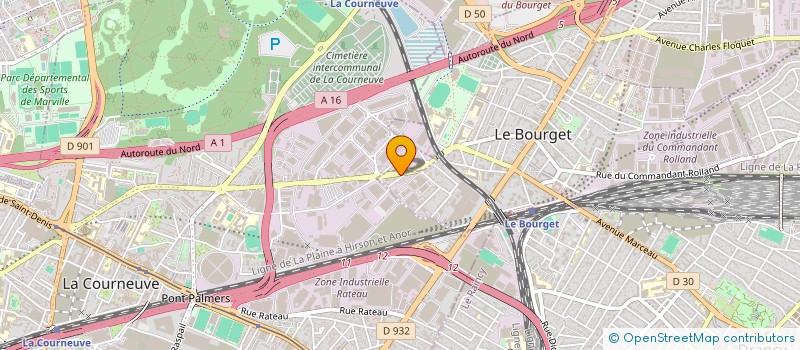 localisation de l'entreprise MONSIEUR HUMAYUN FAROOQ  LE BOURGET