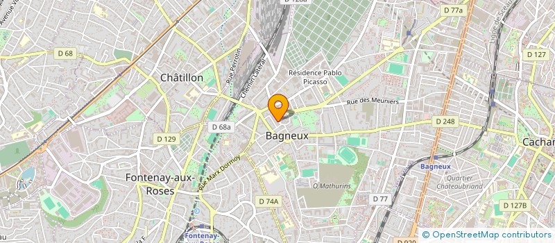 localisation de l'entreprise MONSIEUR HUMBERT ANGLEYS à BAGNEUX