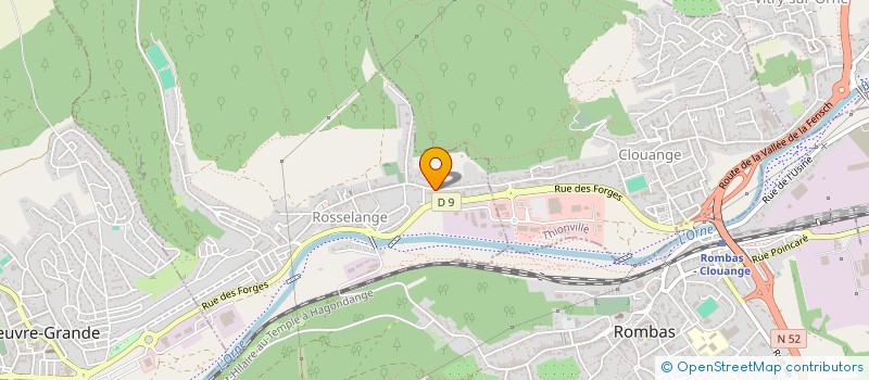 localisation de l'entreprise MONSIEUR HUMBERT FURGONI  ROSSELANGE