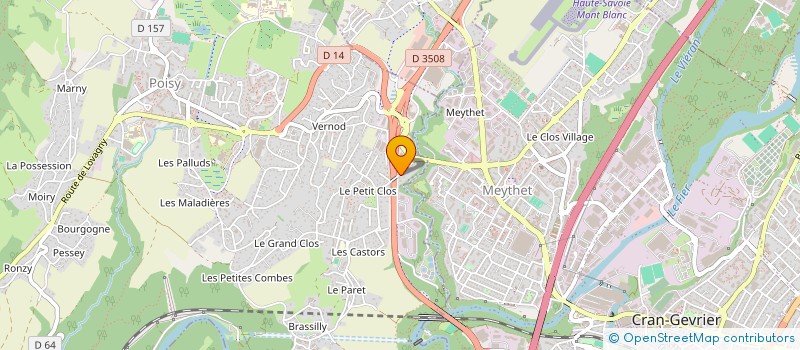 localisation de l'entreprise MONSIEUR HUMBERT IANNARIELLO  POISY