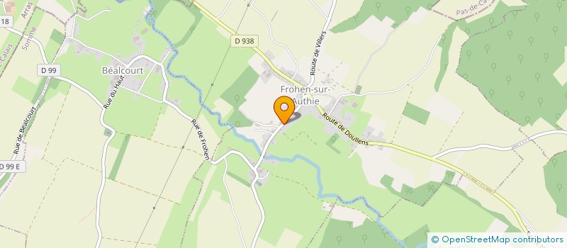 localisation de l'entreprise MONSIEUR HUMBERT THIENPONT  FROHEN-SUR-AUTHIE