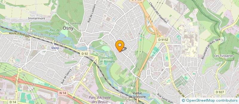 localisation de l'entreprise MONSIEUR HUMBERTO DE FARIA  OSNY