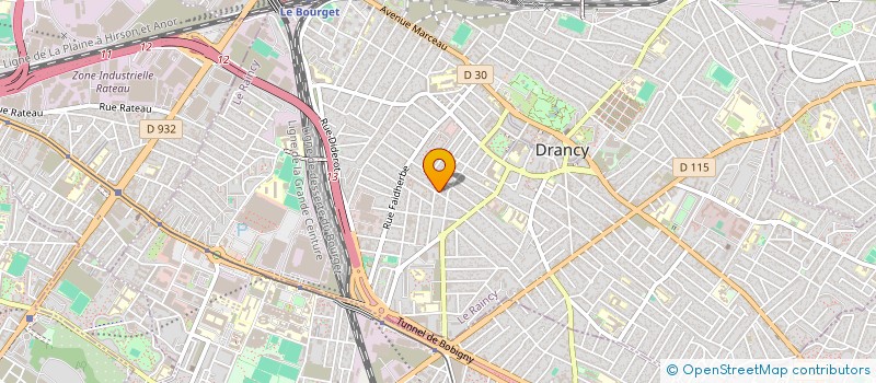 localisation de l'entreprise MONSIEUR HUMBERTO DOS SANTOS  DRANCY