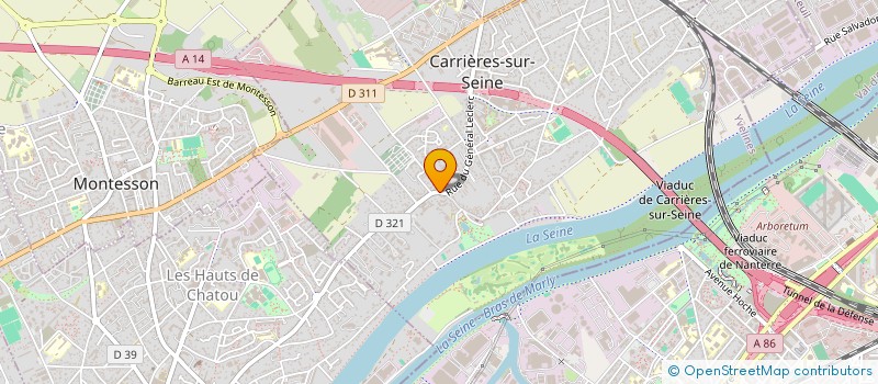 localisation de l'entreprise MONSIEUR HUMBERTO GONCALVES à CARRIERES-SUR-SEINE