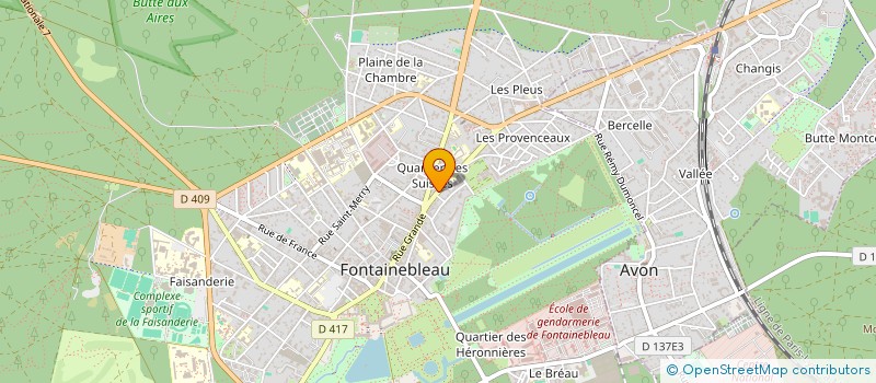 localisation de l'entreprise MONSIEUR HUMBERTO PEREIRA MENDES à FONTAINEBLEAU