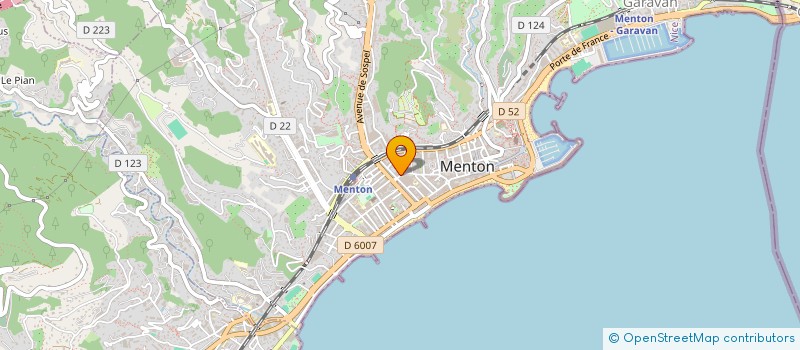 localisation de l'entreprise MONSIEUR HUMPHREY MILAN à MENTON