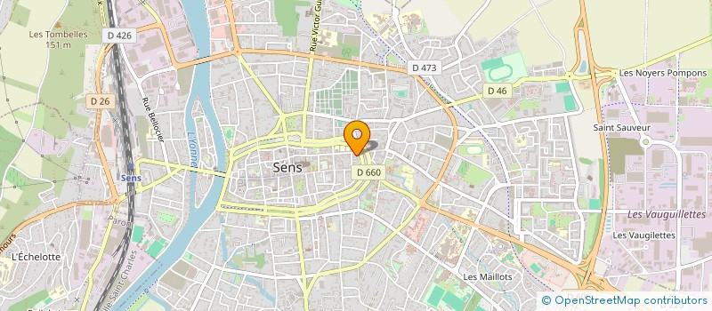 localisation de l'entreprise MONSIEUR HUNG DUONG  SENS