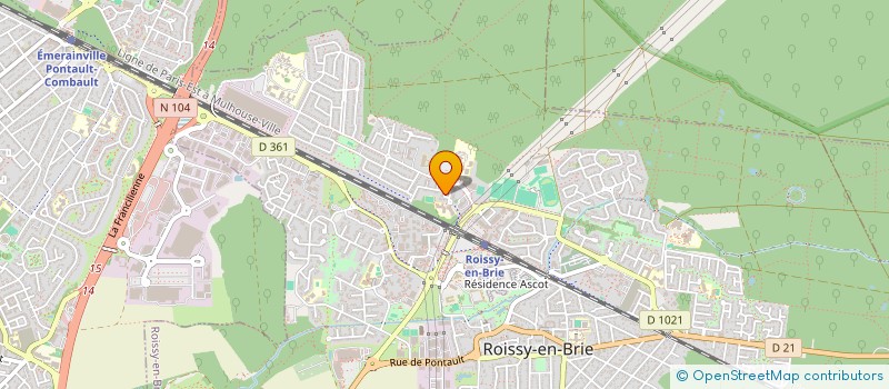 localisation de l'entreprise MONSIEUR HUNG NGUYEN à ROISSY-EN-BRIE