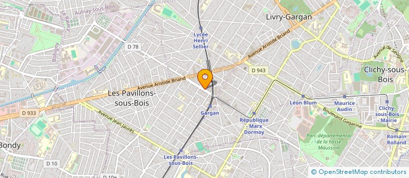 localisation de l'entreprise MONSIEUR HUNG TON QUOC  LES PAVILLONS-SOUS-BOIS