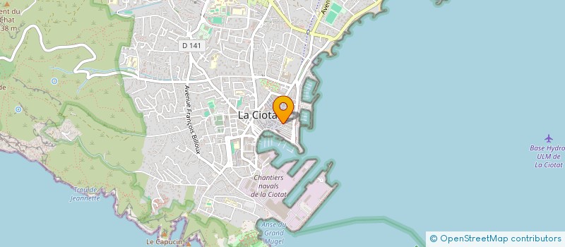 localisation de l'entreprise MONSIEUR HUONG NGUYEN THI à LA CIOTAT