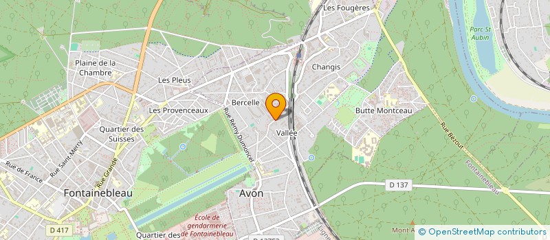 localisation de l'entreprise MONSIEUR HURIEL GABRIEL  AVON