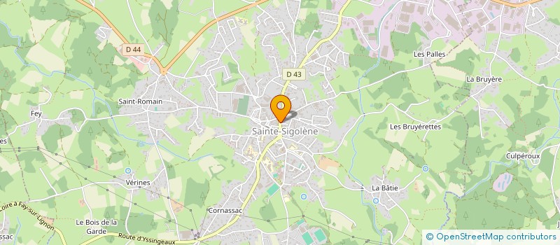 localisation de l'entreprise MONSIEUR HUSAMETTIN MESE  SAINTE-SIGOLENE