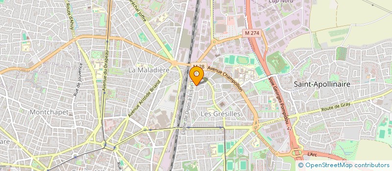 localisation de l'entreprise MONSIEUR HUSEIN ABDULLAY DAOUD  DIJON