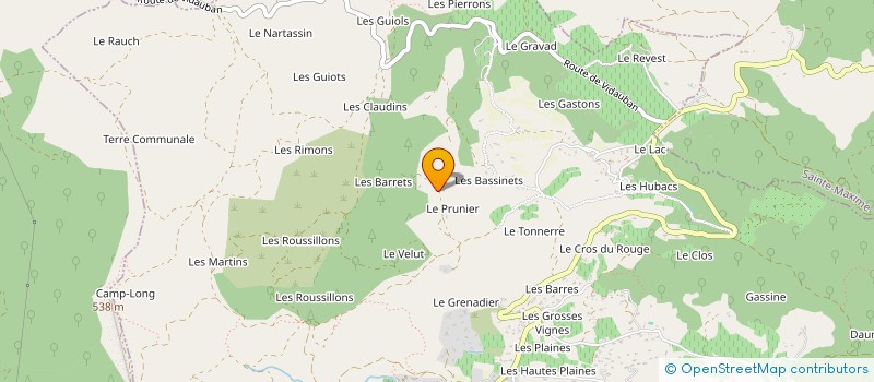 localisation de l'entreprise MONSIEUR HUSEIN JUSANOVIC à SAINTE MAXIME