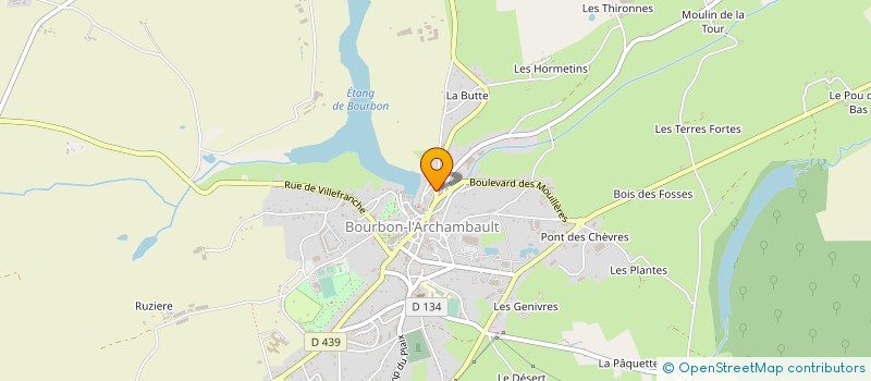 localisation de l'entreprise MONSIEUR HUSEVIN SEVINC à BOURBON-L'ARCHAMBAULT
