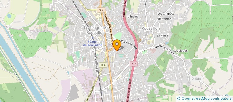 localisation de l'entreprise MONSIEUR HUSEYIN BAYGIN à ROUSSILLON