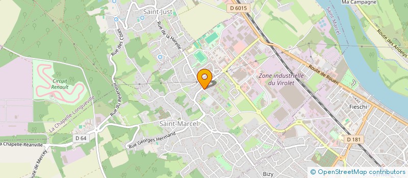 localisation de l'entreprise MONSIEUR HUSEYIN BICAN  SAINT-MARCEL