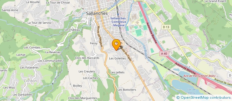 localisation de l'entreprise MONSIEUR HUSEYIN CAGLAR  SALLANCHES