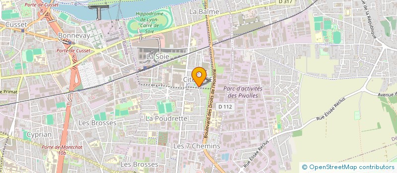 localisation de l'entreprise MONSIEUR HUSEYIN DEMIRCI  VAULX-EN-VELIN