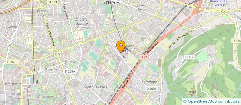 localisation de l'entreprise MONSIEUR HUSEYIN DONMEZ à SAINT-MARTIN-D'HERES