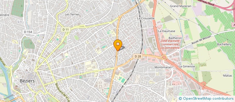 localisation de l'entreprise MONSIEUR HUSEYIN FISTIKCI  BEZIERS