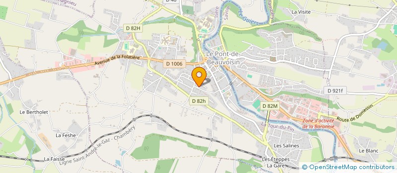 localisation de l'entreprise MONSIEUR HUSEYIN GUVERCIN  LE PONT-DE-BEAUVOISIN