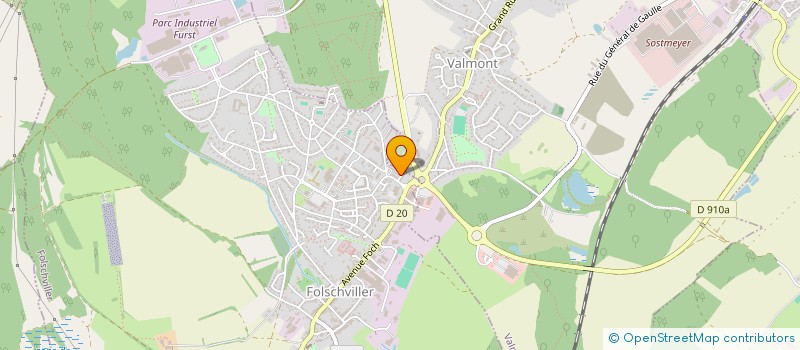 localisation de l'entreprise MONSIEUR HUSEYIN KARADAG  FOLSCHVILLER