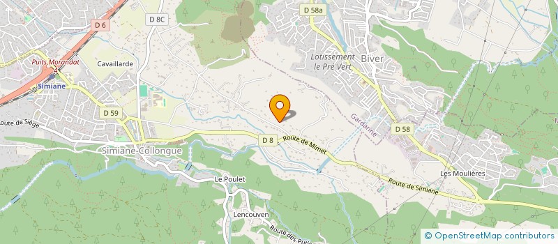 localisation de l'entreprise MONSIEUR HUSEYIN KARALAR  SIMIANE-COLLONGUE