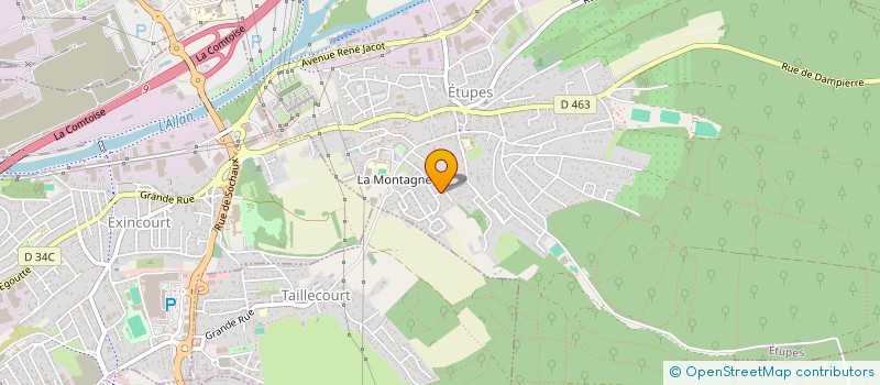 localisation de l'entreprise MONSIEUR HUSEYIN KILIC à ETUPES